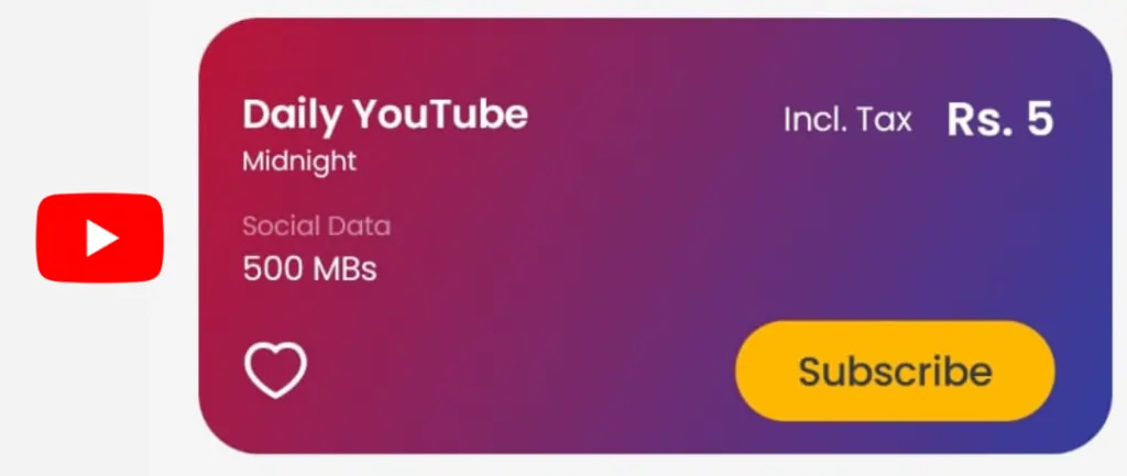 Jazz YouTube Packages Info Daily, weekly, and Monthly 2 YouTube Package