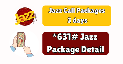 Jazz Call Packages 3 days | 3 Day-Max Offer 1 Jazz Call Packages 3 days