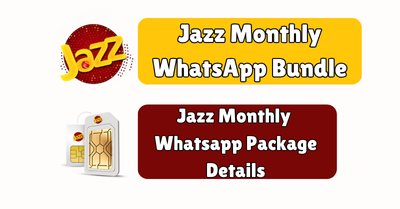 Jazz Monthly WhatsApp Bundle 1 Jazz Monthly WhatsApp Bundle