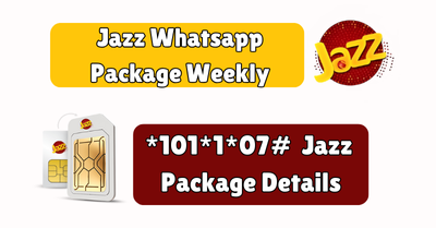Jazz Whatsapp Package Weekly | Weekly WhatsApp Bundle 1 Jazz Whatsapp Package Weekly
